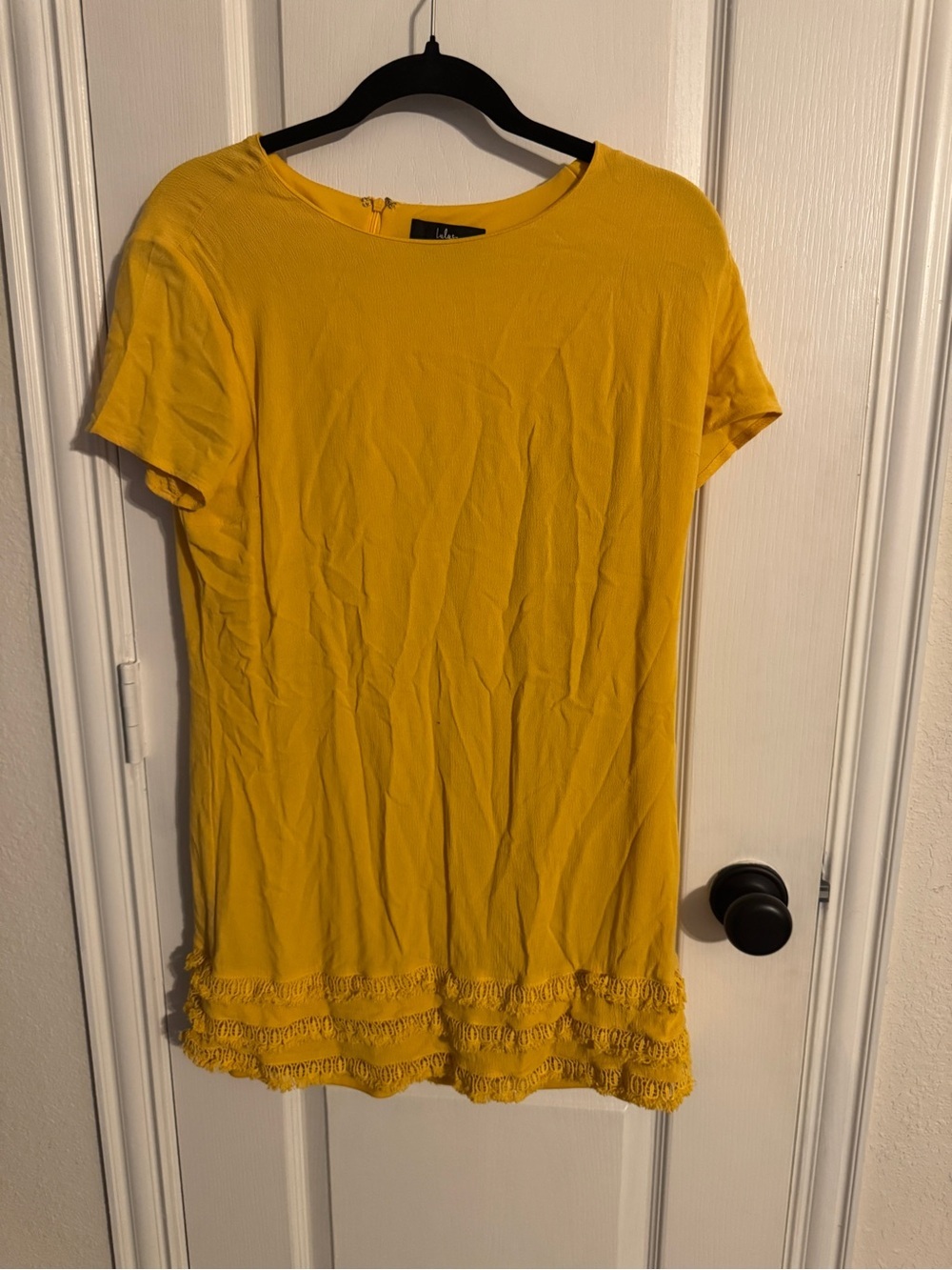 Lulu's Sunshine Yellow Short-Sleeve Dress